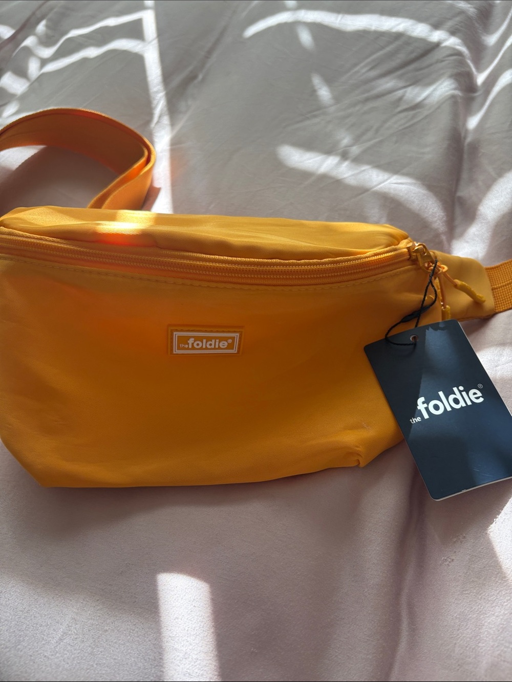 The Foldie Yellow Crossbody Belt Bag – Hands-Free Everyday Carry